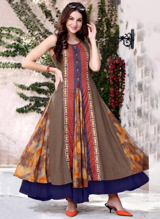 PURATTI Arya Festive Wear Poli Rayon Wholesale Gown Collection